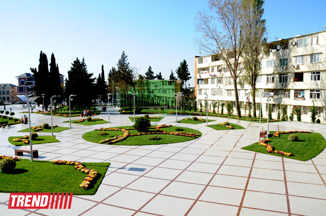 Реконструированный парк в Баку (ФОТО)