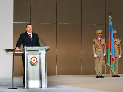 Inauguration ceremony of president of Azerbaijan Republic Ilham Aliyev held