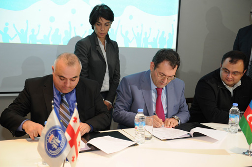 Azərbaycan və Gürcüstan arasında 2014-2016-cı illəri əhatə edən tədbirlər planına dair memorandum imzalanıb (FOTO)
