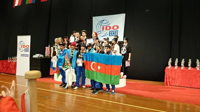 Азербайджанские танцоры выступили в Чемпионате мира в Дании (ФОТО)