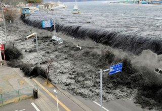 Tsunami hits coast of Japan after powerful earthquake