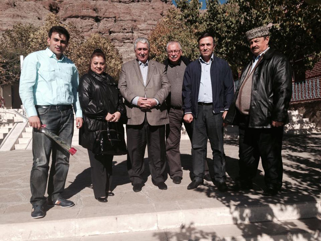 Известные деятели культуры и искусства посетили святыню Асхаби - Кахф в Нахчыване (ФОТО)