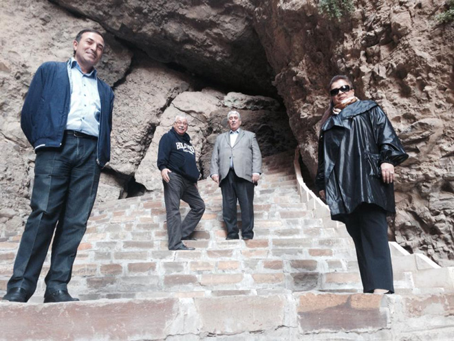 Известные деятели культуры и искусства посетили святыню Асхаби - Кахф в Нахчыване (ФОТО)