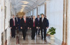 Президент Ильхам Алиев: Азербайджан будет и дальше стараться по возможности вносить свой вклад в дело укрепления сотрудничества между странами СНГ (ФОТО)
