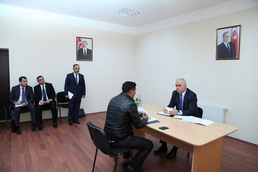 Министр экономики и промышленности принял граждан южного региона Азербайджана (ФОТО)