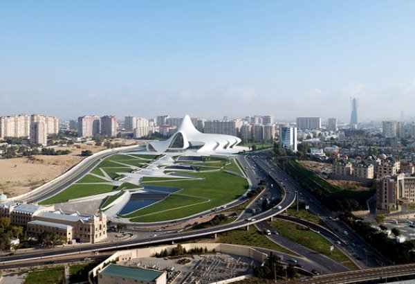 Heydar Aliyev Centre new photo session takes place