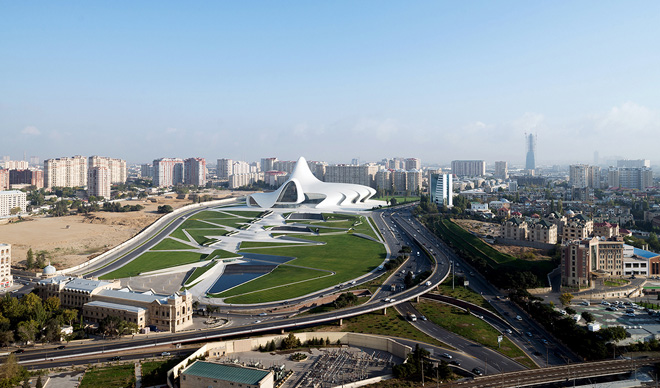 Heydar Aliyev Centre new photo session takes place