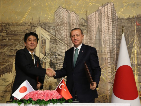 Turkish president, Japanese PM discuss speeding up nuclear plant construction