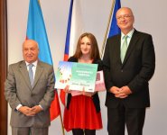 В Баку состоялась церемония награждения победителей "Международной выставки художественных произведений детей Лидице" (ФОТО)