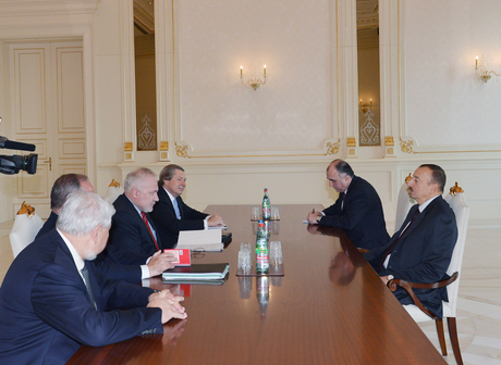 Azerbaijani President receives OSCE Minsk Group co-chairs