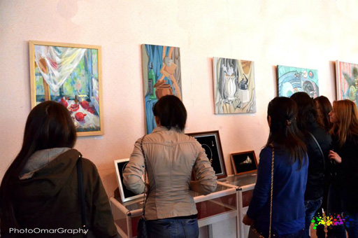 В Гяндже представлены работы молодых художников (фото)