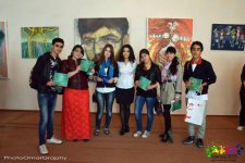 В Гяндже представлены работы молодых художников (фото)