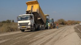 В Азербайджане продолжается реконструкция крупной автодороги (ФОТО)