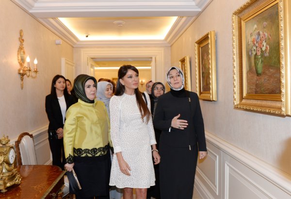 Azerbaijan’s First Lady Mehriban Aliyeva meets Turkish President’s spouse (PHOTO)