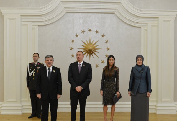 Turkish President hosts official dinner in honor of President Ilham Aliyev and his spouse Mehriban Aliyeva (PHOTO)