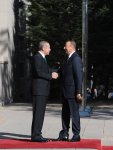 Azerbaijani President meets Turkish Premier (PHOTO)