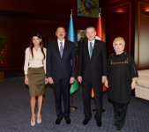 Azerbaijani President and Turkish Premier have joint dinner (PHOTO)