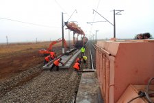 Azerbaijan completes reconstruction of railway westwards (PHOTO)