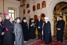 Azerbaijani President attends opening of Orthodox Religious and Cultural Center of Baku and Azerbaijan Eparchy (PHOTO)