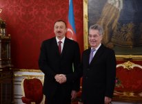 Azerbaijani President Ilham Aliyev meets his Austrian counterpart (PHOTO)