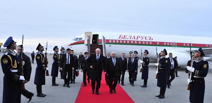 Belarus Prezidenti Aleksandr Lukaşenkonun Azərbaycana rəsmi səfəri başlayıb