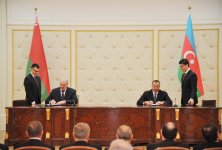Состоялась церемония подписания азербайджано-белорусских документов (ФОТО)