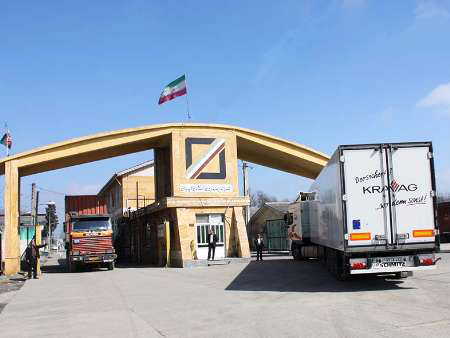 Iran announces products exported via Astara customs checkpoint