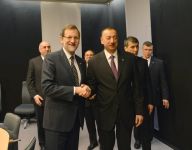 Prezident İlham Əliyev İspaniyanın Baş naziri ilə görüşüb
