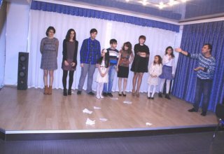В Баку в театральной студии РИКЦ прошел открытий урок "Монолог"