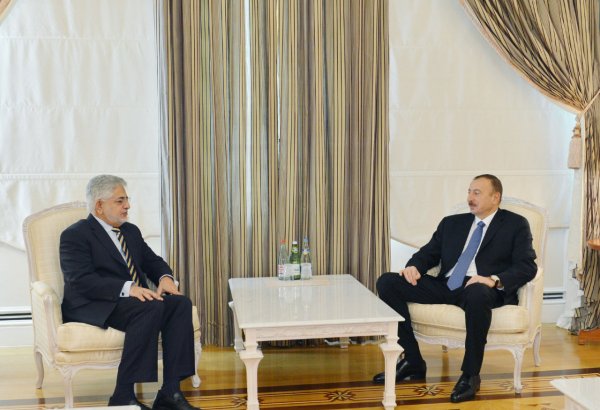 Azerbaijani president receives outgoing Pakistani ambassador