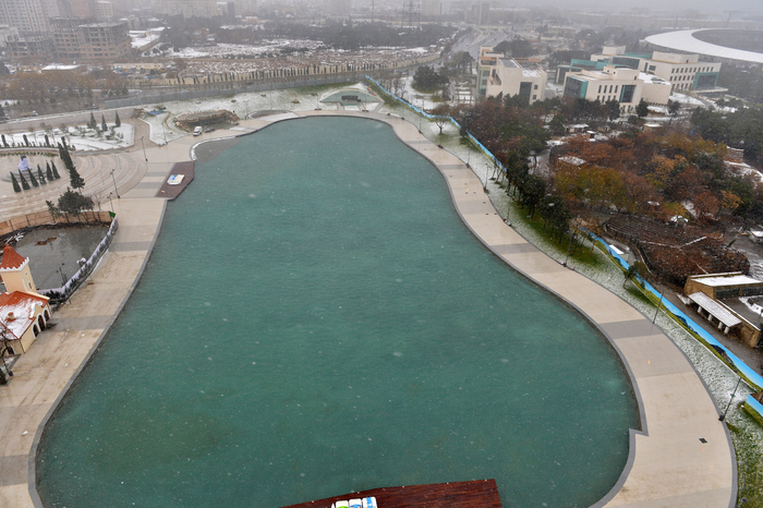 Azerbaijani president attends opening of Dada Gorgud Park in Baku (PHOTO)