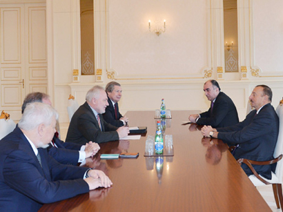 Azerbaijani president receives OSCE Minsk group co-chairs