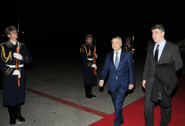 Croatian PM arrives in Azerbaijan