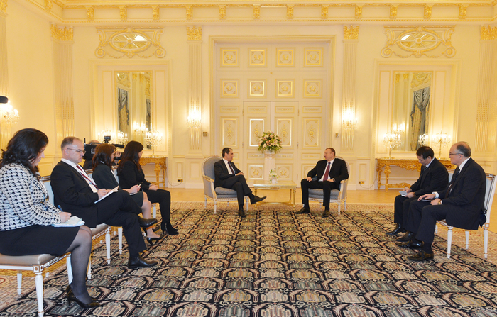 Azerbaijani president receives Bulgarian PM