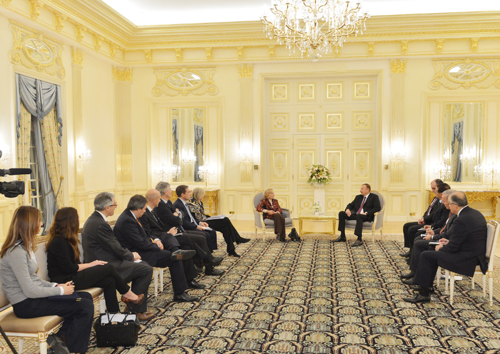 Azerbaijani president receives Italian foreign minister