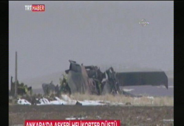 В Турции разбился военный вертолет (ВИДЕО)