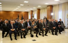 Azerbaijani President Ilham Aliyev opens “Shahdag”, “Pik Palas” hotels, and attends event dedicated to sports results of 2013 in Gusar District (PHOTO)