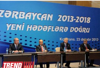 Bakıda YAP-ın təşkilatçılığı ilə "Azərbaycan 2013-2018: Yeni hədəflərə doğru" mövzusunda konfrans keçirilib (FOTO)
