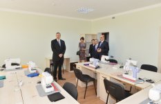 Azerbaijani president, first lady attend opening of Vocational Rehabilitation Center for Youth with Physical Disabilities (PHOTO)