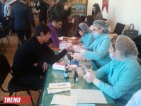 В Баку прошла акция по сдаче крови для детей, больных талассемией (ФОТО)
