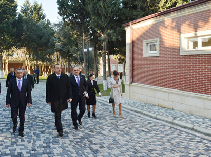 Azerbaijani president, first lady attend opening of Vocational Rehabilitation Center for Youth with Physical Disabilities (PHOTO)