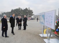 Президент Азербайджана принял участие в открытии автодороги Забрат-Кюрдаханы-Пиршаги после реконструкции (ФОТО)