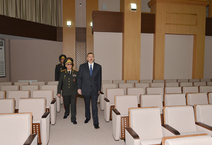 Prezident İlham Əliyev Fövqəladə Hallar Nazirliyinin Akademiyasının açılışında iştirak edib (FOTO)