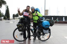 Trend-in bayrağı ilə Bakıdan Afrikaya - "Azərbaycan naminə" iki illik turne (FOTO)