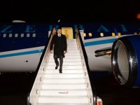 Президент Ильхам Алиев прибыл с рабочим визитом в Бельгию (ФОТО)