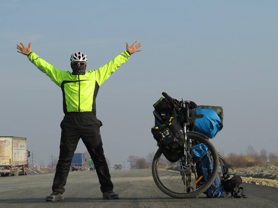 Рамиль Зиядов достиг Грузии - мировое велотурне "Во имя Азербайджана" (фото)