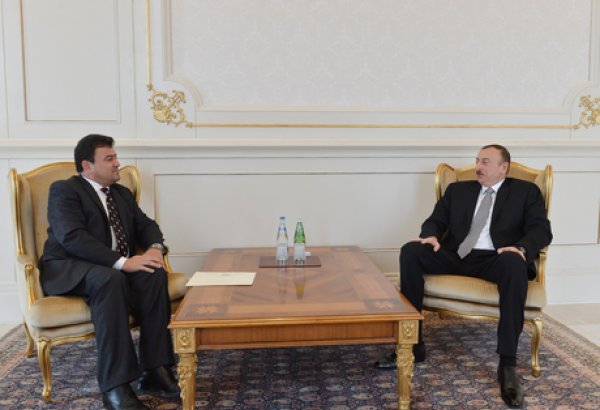 Azerbaijani president receives Afghan ambassador