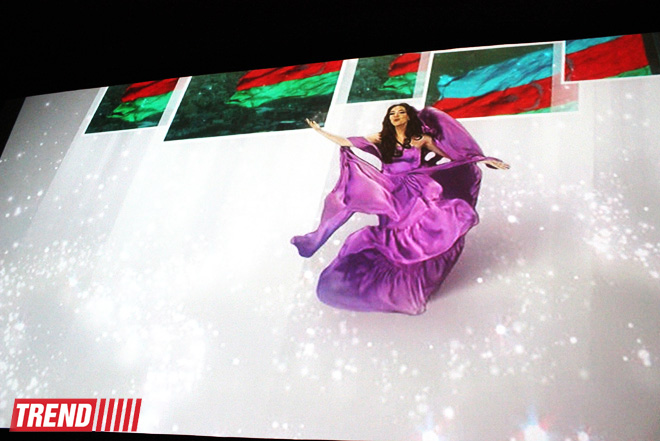 Сабина Бабаева презентовала проект в 3D на композицию "Мой Азербайджан" (ВИДЕО-ФОТО)