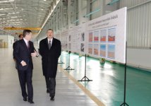 Prezident İlham Əliyev Gəncədə  “DET-AL Alüminium” MMC-nin  zavodlarının açılışında iştirak edib (FOTO)