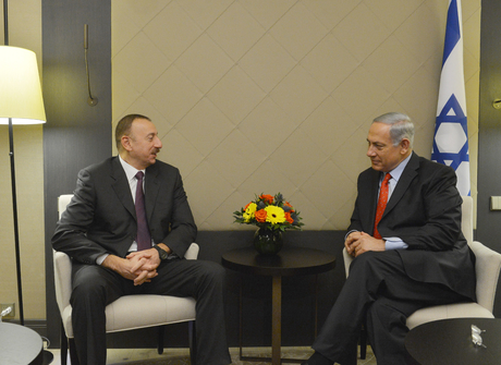 Prezident İlham Əliyev Davosda İsrailin Baş naziri Benyamin Netanyahu ilə görüşüb